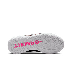 Nike Tiempo Jr Legend 9 Academy IC - Zapatillas de fútbol sala infantiles de piel Nike suela lisa IC - púrpuras