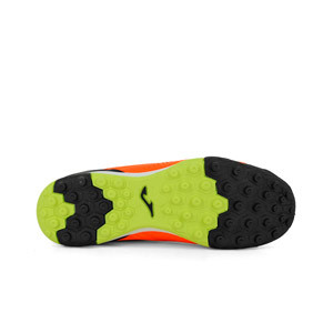 Joma Dribling TF - Zapatillas de fútbol multitaco Joma suela TF - salmón