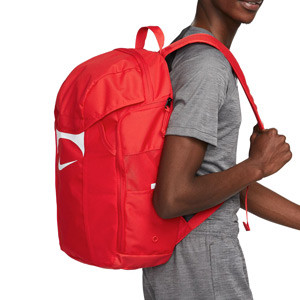 Mochila Nike Academy Team - Mochila de deporte Nike (48x33x18 cm) - roja