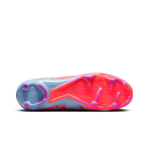 Nike Mercurial Zoom Superfly 9 MDS Academy FG/MG - Botas de fútbol con tobillera Nike FG/MG para césped artificial - lilas, rosas