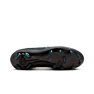 Nike Tiempo Legend 10 Pro FG - Botas de fútbol de piel sintéticas Nike FG para césped natural o artificial de última generación - negras