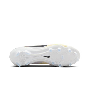 Nike Tiempo Legend 10 Pro FG - Botas de fútbol de piel sintética Nike FG para césped natural o artificial de última generación - amarillas