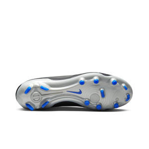 Nike Tiempo Legend 10 Academy FG/MG - Botas de fútbol de piel sintética Nike FG/MG para césped artificial - negras, azules