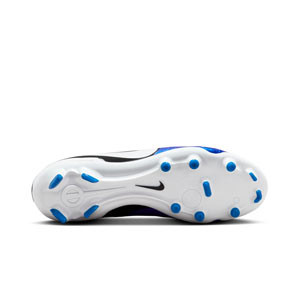 Nike Tiempo Legend 10 Academy FG/MG - Botas de fútbol de piel sintéticas Nike FG/MG para césped artificial - azul