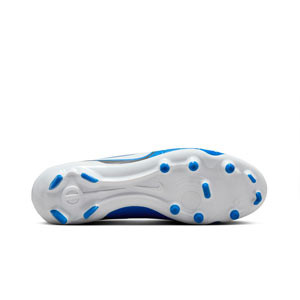 Nike Tiempo Legend 10 Club FG/MG - Botas de fútbol de piel sintéticas Nike FG/MG para césped artificial - azul