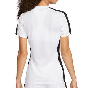 Camiseta de entrenamiento Nike mujer Dri-Fit Academy 23 - Camiseta de maga corta de mujer para entrenamiento fútbol Nike - blanca