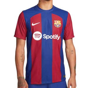 Camiseta Nike Barcelona F. De Jong 2023 24 Dri-Fit Match - Camiseta de la primera equipación Match Nike del FC Bracelona de Frenkie De Jong 2023 2024 - azulgrana