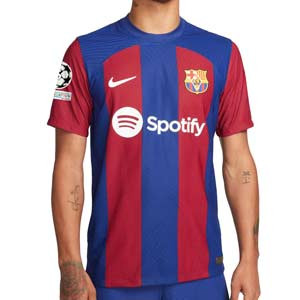 Camiseta Nike Barcelona Lewandowski 23 24 DF ADV Match UCL - Camiseta auténtica primera equipación de Lewandowski Nike del FC Barcelona para la Champions League 23 24 - azulgrana - hover