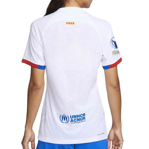 Camiseta Nike 2a Barcelona mujer 23 24 Dri-F ADV Match WCL - Camiseta de la segunda equipación para mujer Nike del FC Barcelona 2023 2024 de Champions League femenina - blanca