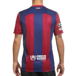 Camiseta Nike Barcelona 2023 2024 Dri-Fit Stadium UCL - Camiseta de la primera equipación Nike de la Champions League del FC Bracelona 2023 2024- azulgrana