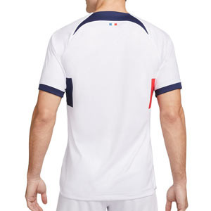 Camiseta Nike 2a PSG 2023 2024 Dri-Fit Stadium - Camiseta segunda equipación Nike del Paris Saint Germain 2023 2024 - blanca