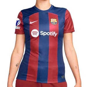 Camiseta Nike Barcelona mujer Aitana 23 24 DF Stadium UWCL - Camiseta para mujer primera equipación de Aitana Nike del FC Barcelona para la Champions Femenina 23 24 - azulgrana