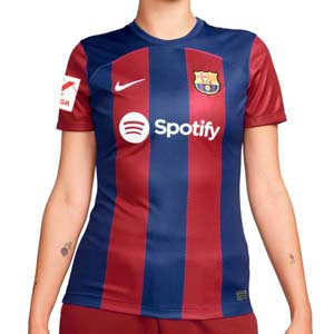 Camiseta Nike Barcelona mujer Pedri 23 24 DF Stadium Liga - Camiseta para mujer de la primera equipación de Pedri Nike del FC Barcelona para la Liga 2023 2024 - azulgrana