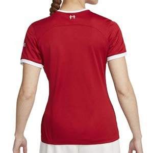 Camiseta Nike Liverpool mujer 2023 2024 Dri-Fit Stadium - Camiseta mujer primera equipación Nike Liverpool FC 2023 2024 - roja