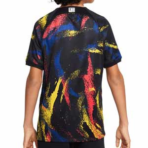 Camiseta Nike 2a Corea del Sur niño 2022 2023 Stadium - Camiseta de la segunda equipación infantil Nike de la selección de Corea del Sur 2022 2023 - negra, multicolor