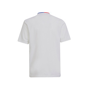 Camiseta adidas niño Olympique Lyon 2021 2022 - Camiseta primera equipación infantil adidas Olympique Lyon 2021 2022 - blanca