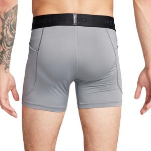 Mallas Nike Pro Dri-Fit - Mallas cortas Nike para fútbol - grises