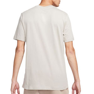 Camiseta Nike Barcelona Verbiage - Camiseta de algodón Nike del FC Barcelona - gris