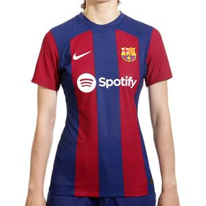 Camiseta Nike Barcelona mujer Lewandowski 23-24 ADV Match - Camiseta auténtica de la primera equipación de mujer de Robert Lewandowski Nike del FC Barcelona 2023 2024 - azulgrana