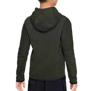 Sudadera Nike Barcelona niño Sportswear Tech Fleece - Sudadera con capucha de algodón Nike del FC Barcelona - verde