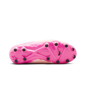 Nike Jr Phantom GX II Academy FG/MG - Botas de fútbol infantiles Nike FG/MG para césped artificial - naranjas