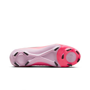 Nike Phantom Luna II Academy FG/MG - Botas de fútbol con tobillera Nike FG/MG para césped artificial - rosas