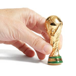 Mini Copa FIFA World Cup 70 mm - Figura réplica de la copa del Mundial 70 mm - dorado