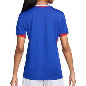 Camiseta Nike Francia Mujer 2024 Stadium Dri-Fit - Camiseta para mujer Nike de la primera equipación de la selección francesa 2024 - azul