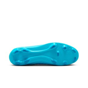 Nike Phantom Luna II Club FG/MG - Botas de fútbol con tobillera Nike FG/MG para césped artificial - azul cian