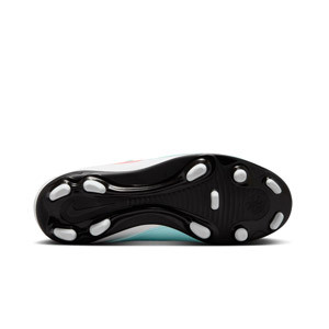 Nike Phantom Jr GX II Club FG/MG - Botas de fútbol infantiles Nike FG/MG para césped artificial - turquesa