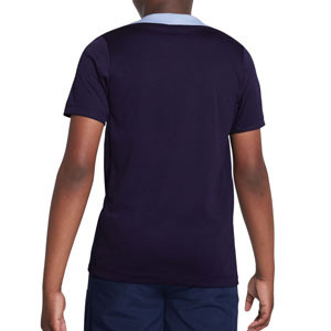Camiseta Nike Francia Niño Entrenamiento Strike DF - Camiseta infantil de entrenamiento Nike de la selección francesa - púrpura