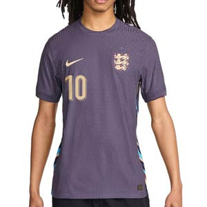 Camiseta Nike 2a Inglaterra Bellingham Match 24 25 DFADV - Camiseta de la segunda equipación Nike de Jude Bellingham de la selección inglesa 2024 2025 versión jugador - lila