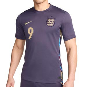 Camiseta Nike 2a Inglaterra Kane 24 25 DF Stadium - Camiseta de la segunda equipación de Kane Nike de la selección inglesa 2024 - lila