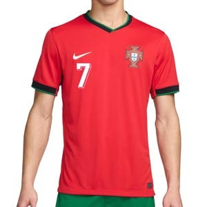 Camiseta Nike Portugal Ronaldo 2024 Stadium Dri-Fit - Camiseta Nike de la selección portuguesa de Ronaldo 2024 - roja