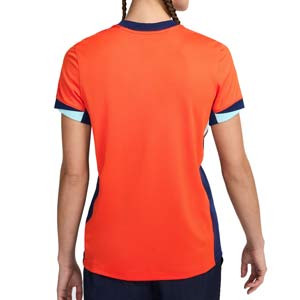 Camiseta Nike Holanda mujer 2024 Stadium Dri-Fit - Camiseta Nike para mujer de la primera equipación de la selección holandesa 2024 - naranja