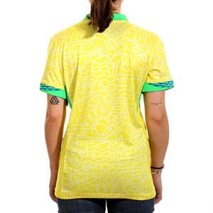 Camiseta Nike Brasil Mujer 2024-2025 Stadium Dri-Fit - Camiseta para mujer primera equipación Nike de la selección brasileña 2024 2025 - amarilla