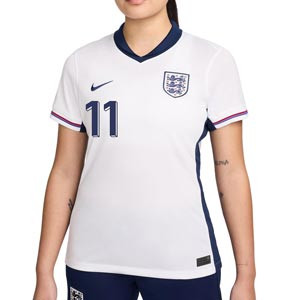 Camiseta Nike Inglaterra mujer Foden 24 25 DF Stadium - Camiseta para mujer de la primera equipación de Foden Nike de la selección inglesa 2024 - blanca