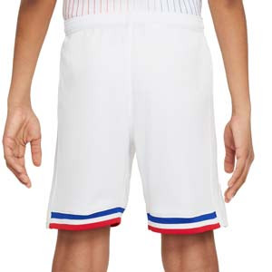 Short Nike Francia Niño 2024 Stadium Dri-Fit - Pantalón corto infantil Nike de la primera equipación de la selección francesa 2024 - blanco
