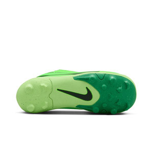 Nike Mercurial Jr Vapor 15 Club MDS MG PS velcro - Botas de fútbol infantiles con velcro Nike MG para césped natural o artificial - verdes