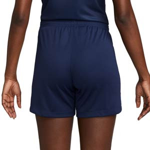 Short Nike PSG mujer 2023 2024 Dri-Fit Stadium - Pantalón corto de entrenamiento para mujer Nike del Tottenham Hotspur FC - azul marino