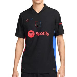 Camiseta Nike 2a Barcelona Lewandowski Match 2425 DFADV UCL - Camiseta segunda equipación Nike de Lewandowski del FC Barcelona para la Champions 24 25 versión jugador - negra