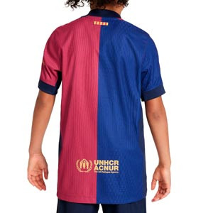 Camiseta Nike Barcelona niño Match 2024 2025 DFADV - Camiseta infantil auténtica de la primera equipación Nike del FC Barcelona 2024 2025 - azulgrana