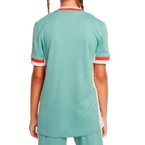Camiseta Nike 2a Atlético niño 2024 2025 Dri-Fit Stadium - Camiseta infantil de la segunda equipación Nike del Atlético de Madrid 2024 2025 - azul claro