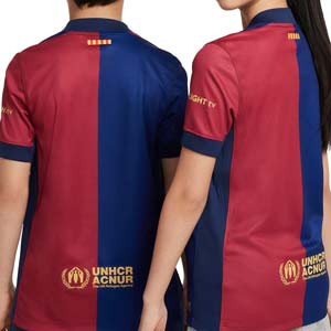 Camiseta Nike Barcelona niño 2024 2025 - Camiseta infantil de la primera equipación Nike del FC Barcelona 2024 2025 - azulgrana