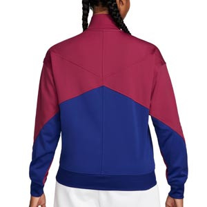 Chaqueta entretiempo Nike FCB mujer himno Academy Pro DF - Chaqueta entretiempo de mujer Nike del FC Barcelona - azulgrana