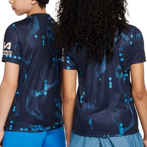 Camiseta Nike Chelsea niño Pre-Match Dri-Fit - Camiseta de calentamiento prepartido infantil Nike del Chelsea de la primera equipación 2024 2025 - azul marino