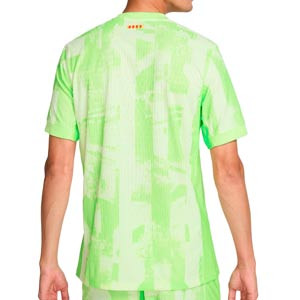 Camiseta Nike 3a Barcelona Match 24 25 DFADV - Camiseta de la tercera equipación Nike del FC Barcelona para la temporada 2024 2025 versión jugador - verde flúor