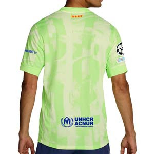 Camiseta Nike 3a Barcelona Stadium 24 25 DF UCL - Camiseta de la tercera equipación Nike de del FC Barcelona para la Champions League 2024 2025 - verde flúor