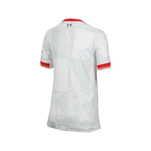 Camiseta Nike 3a Liverpool niño 2024 2025 Dri-Fit Stadium - Camiseta infantil de la tercera equipación Nike del Liverpool 2024 2025 - blanca