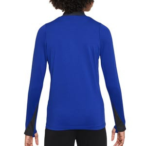 Sudadera Nike Barcelona niño entrenamiento StrkDF Drill Top  - Sudadera infantil de entrenamiento Nike del FC Barcelona - azul